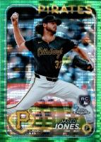 2024 Topps Chrome #96 Jared Jones Green Sonar Refractor Baseball Card