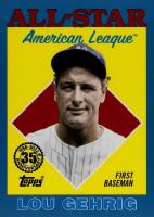 2023 Topps 1988 Topps All-Star Baseball #88AS27 Lou Gehrig Blue Baseball Card