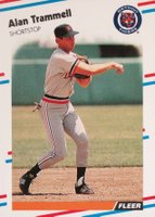 1988 Fleer #74 Alan Trammell Baseball Card