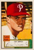 1952 Topps #44 Con Dempsey Red Back Baseball Card