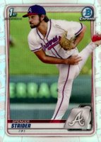 2020 Bowman Draft #BD20 Spencer Strider Chrome-Refractor Baseball Card