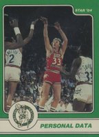 1984 Star Larry Bird #17 Personal Data Basketball Card