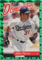 1993 Donruss Elite Dominator #8 Mike Piazza Baseball Card