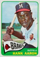 1965 Topps #170 Hank Aaron Baseball Card