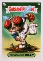 2022 Topps Garbage Pail Kids GPK X MLB Series 2 Alex Pardee #15b Bugged Out Billy Baseball Card