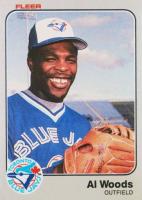 1983 Fleer #444 Alvis Woods Baseball Card