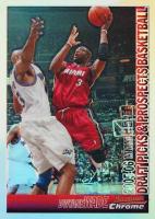 2005 Bowman Draft Picks & Prospect #90 Dwyane Wade Chrome-Refractor Basketball Card