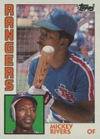 1984 Topps #504 Mickey Rivers Baseball Card