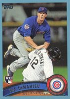 2011 Topps Update #US205 DJ LeMahieu Wal-Mart Blue Border Baseball Card