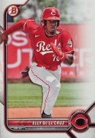 2022 Bowman Draft #BD80 Elly de La Cruz Baseball Card