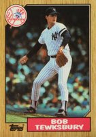 1987 Topps Tiffany #254 Bob Tewksbury Baseball Card