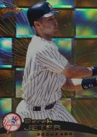 1999 Pacific Prism  #100 Derek Jeter Holographic Gold Baseball Card