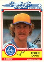 1984 Milton Bradley # Robin Yount Baseball Card