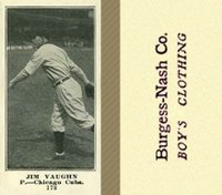 1916 Burgess-Nash Co. #178 Jim Vaughn Baseball Card