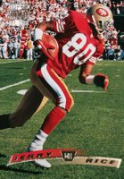 1996 Stadium Club #300 Jerry Rice Football Card