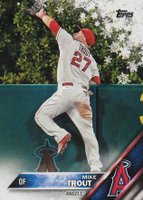 2016 Topps Holiday #1 Mike Trout Baseball Card