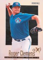 1997 Skybox E-X2000 #49 Roger Clemens Credentials Baseball Card