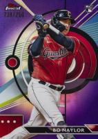 2023 Topps Finest #66 Bo Naylor Purple Baseball Card