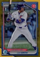 2024 Bowman Draft #BDC67 Cam Smith Chrome-Gold Refractor Baseball Card