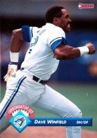 1993 Donruss Blue Jays Commemorative Set #14 Dave Winfield Baseball Card