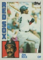 1984 Topps #550 Jim Rice Baseball Card