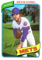 1980 Topps #189 Kevin Kobel Baseball Card