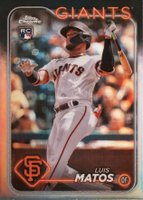 2024 Topps Chrome #270 Luis Matos Refractor Baseball Card