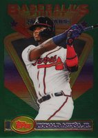 2020 Finest Flashbacks #99 Ronald Acuna Jr. Baseball Card