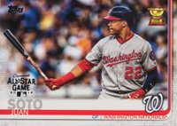 2019 Topps Complete Set #213 Juan Soto All-Star Game Baseball Card