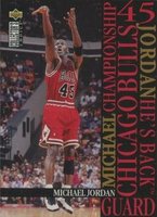 1995 Collector's Choice Jordan-He's Back #M2 Michael Jordan Basketball Card