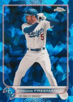 2022 Topps Chrome Update Sapphire Edition #330 Freddie Freeman Baseball Card