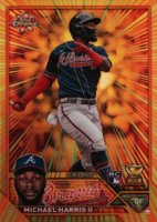 2023 Topps Chrome Radiating Rookies #RR5 Michael Harris II Baseball Card