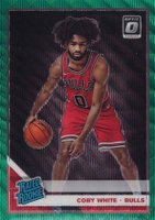 2019 Panini Donruss Optic #180 Coby White Green Basketball Card