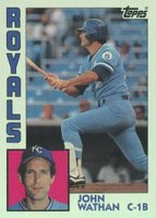 1984 Topps #602 John Wathan Baseball Card