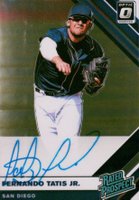 2019 Panini Donruss Optic Rated Prospects Signatures #FT Fernando Tatis Jr. Baseball Card