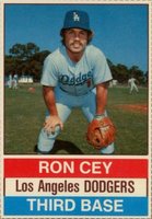 1976 Hostess #63 Ron Cey Hand Cut Baseball Card
