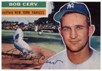 1956 Topps #288 Bob Cerv Short print Baseball Card