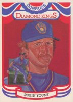 1984 Donruss #1 Robin Yount Diamond Kings-Steele Baseball Card