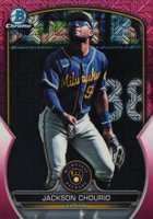 2023 Bowman Mega Box Chrome #246 Jackson Chourio Pink Baseball Card