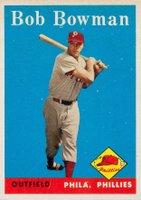 1958 Topps #415 Bob Bowman Baseball Card