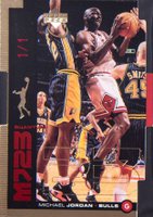 1998 Upper Deck MJ23 #M18 Michael Jordan Quantum-Gold 1/1 Basketball Card