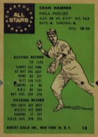 1955 Robert Gould All Stars #18 Granny Hamner Baseball Card