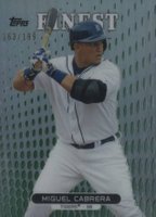 2013 Finest #70 Miguel Cabrera Green Refractor Baseball Card