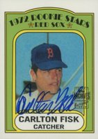 2001 Topps Archives Autographs #132 Carlton Fisk Baseball Card