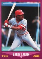 1988 Score #72 Barry Larkin Baseball Card