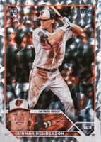 2023 Topps #206 Gunnar Henderson Silver Foil Baseball Card