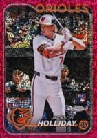 2024 Topps Chrome #88 Jackson Holliday Magenta Speckle Refractor Baseball Card
