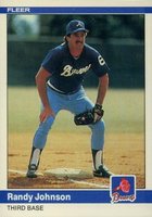 1984 Fleer #183 Randy Johnson Baseball Card