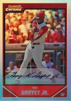 2007 Bowman Chrome #85 Ken Griffey Jr. Refractor Baseball Card