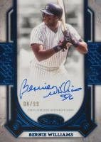 2024 Topps Tier One Prime Performers Autographs #PPABW Bernie Williams Blue Foil Baseball Card